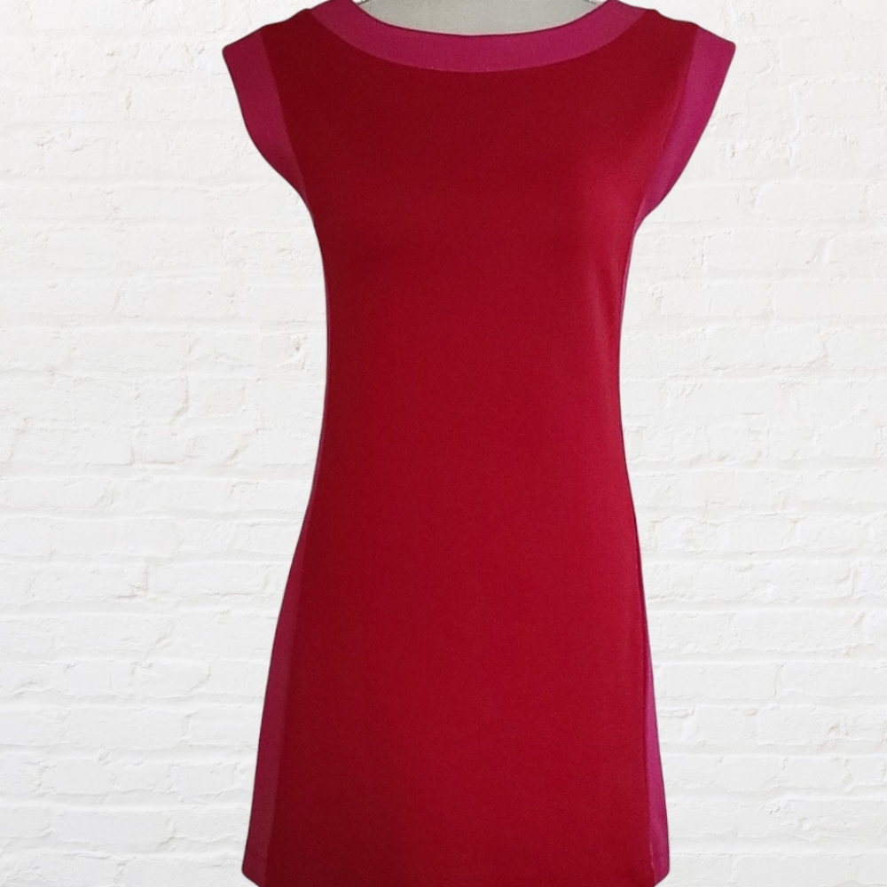 Britt Ryan colorblock sheath dress size 8